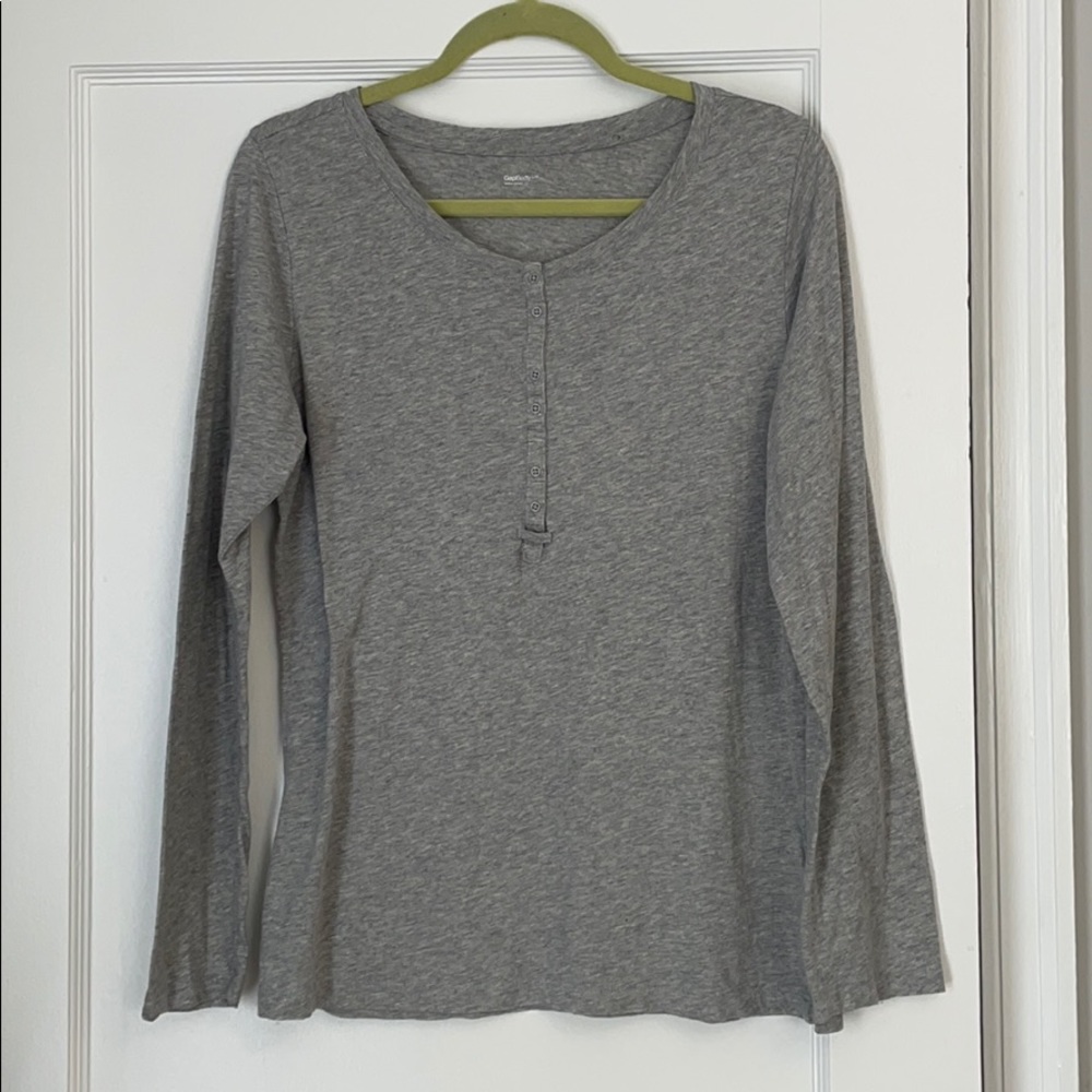 Gap Body Henley Long Sleeve Top